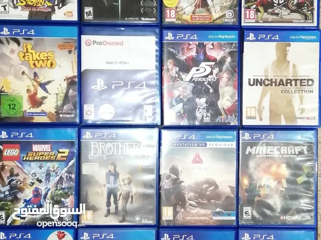 Giant collection of used games PS4 in leb