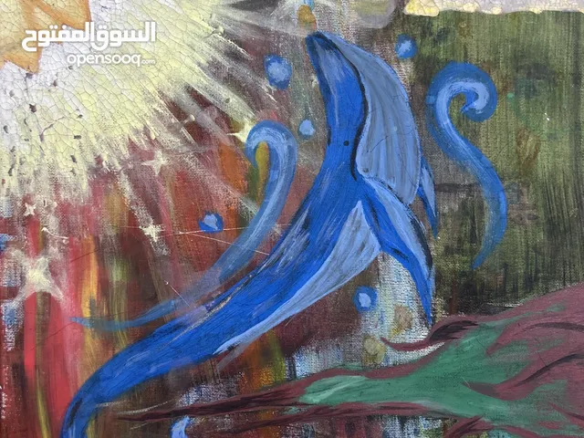 لوحه فنيه للبيع جديده