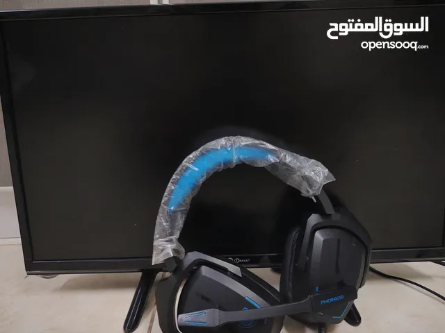 سماعة رأس PHOINKAS وشاشة دانسات 24 بوصة البيع كليهما