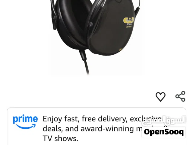 سماعة احترافيه شغاله صوت عالي audio dh100 CAD