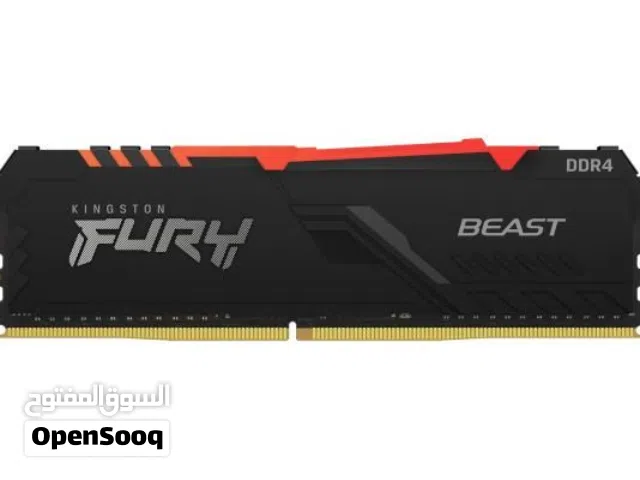 شبه جديد ram 16gb ddr4 3200hz