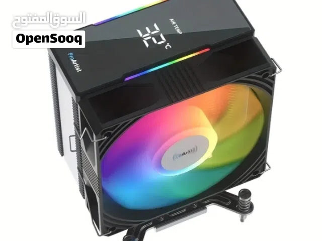 ProArtist U400 CPU Air Cooler – With Temperature Display & RGB