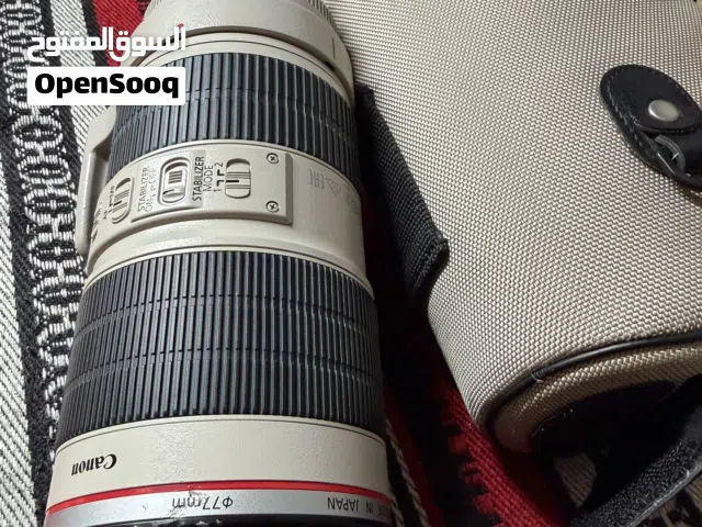 عدسة 70/200 للبيع استخدام خفيف جدا