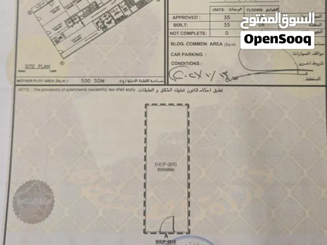 للبيع: محلين بعائد إيجاري 450 ر.ع