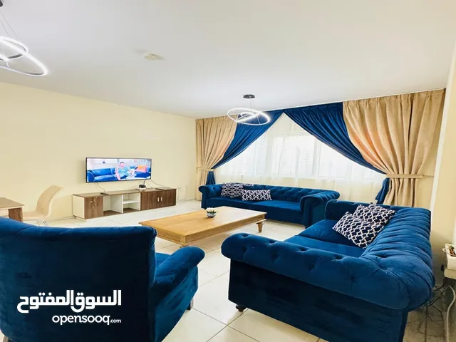 Sharjah Al Taawun fully furnished hotel apartment, one bedroom, a hall, a kitchen, and two bathroom
