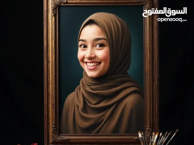 لوحات فنية احترافية بألوان زيتية .. طبق الاصل من الحقيقة اطلب . استلم . اهديها لمن تحب