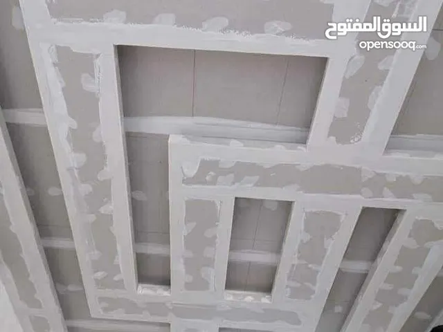 سطه جبس امبورد وسمنت بورد وديكورات محلات أو حوش