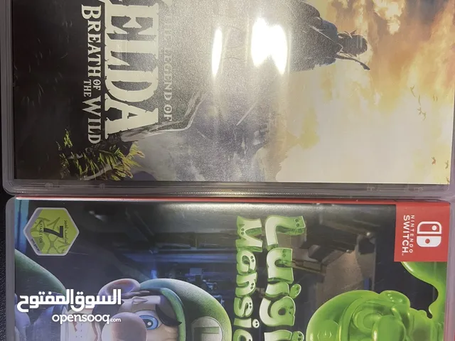 للبيع لعبتين switch