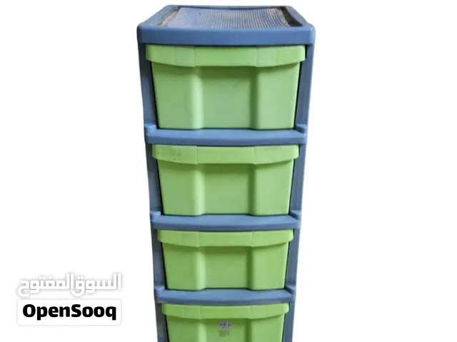 ادراج بلاستيك بعجلات للتخزين الداخلي/الخارجي