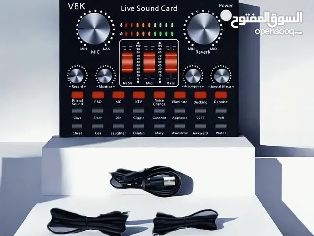 مكسر صوت v8k جديد مناسب لجميع الاجهزة