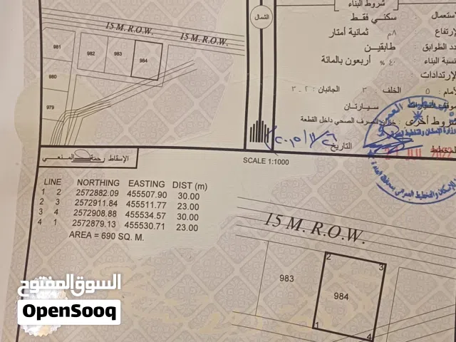 ارض للبيع في حي العراقي الجديد