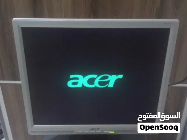 شاشة كمبيوتر بتزبط لطابعة او لابتوب نوعها ممتاز جدا وقوية نوعها acer
