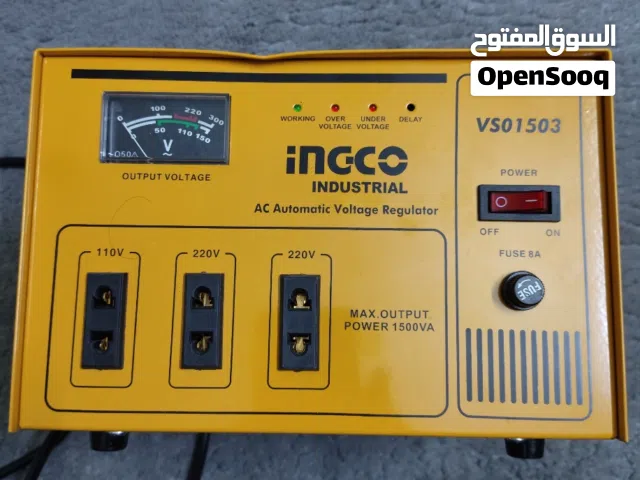 منظم فولتيه انجيكو 1500VA رافع قدرة INGCO  رافع فولتيه 1.5 KV