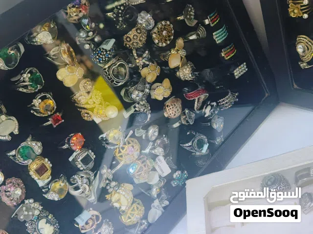 شروه خواتم ستاتي ستيلس ستيل وروديوم مكفول لون بسعر حرق