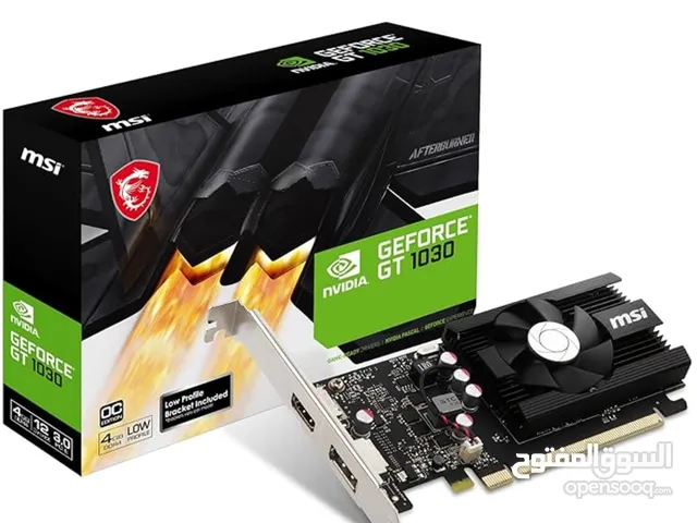 كرت شاشة MSI Gaming GeForce GT 1030 4GB DDR4