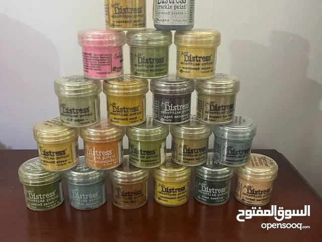 Distress embossing Powderَ للفنون اليدوية