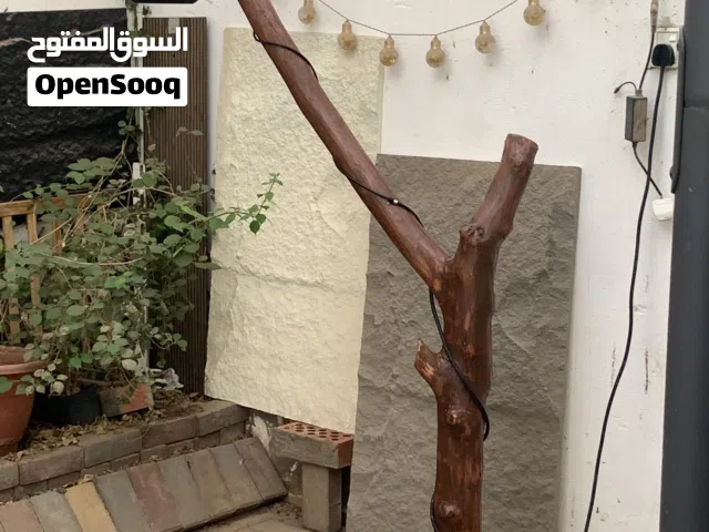 إضاءه ارضية من الخشب الطبيعي