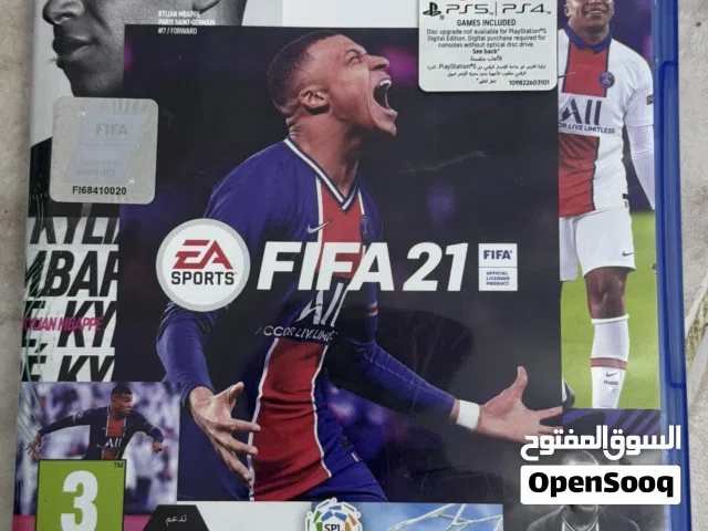 شريط بلاستيشن FIFA 21 تدعم اللغة العربية Call of Duty استخدام بسيط جدا سيدي نظيف