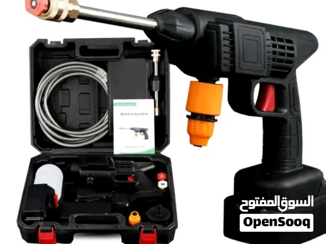 مضخة ماء لتنضيف الالواح والسيارات بطارريتين نظام 48 فلت لاسلكية معاء جميع ادواتها  وكالة رقم 1 مضمون