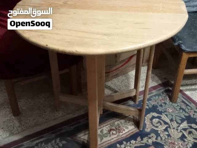 طرابيزه خشب دائريه