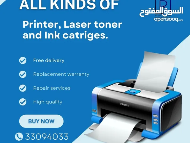 ALL KINDS OF PRINTERS > INK,TONERS,CARTRIDGES & SERVICE AVAILABLE (FREE DELIVERY)