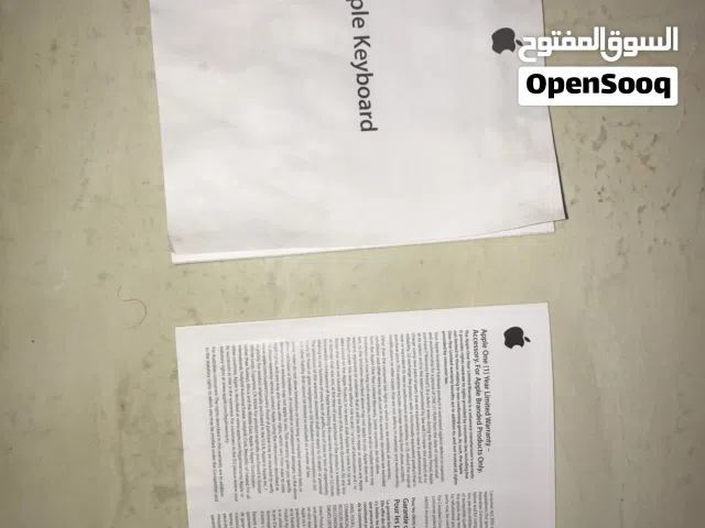 كتابين كيبورد ابل من العلبة حق الكيبورد الأصلي apple keyboard real with it’s warranty