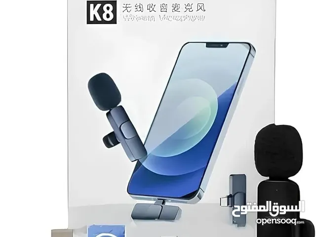 - ميكروفون لاسلكي K8 مع شريحة مدمجة لتقليل الضوضاء بسعر جدا جدا مناسب