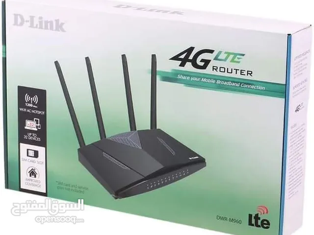 راوتر  D-link 4G LTE موديل DWR960 بتقنية انترنت عالية تصل حتي 1200mbps علي الثانية