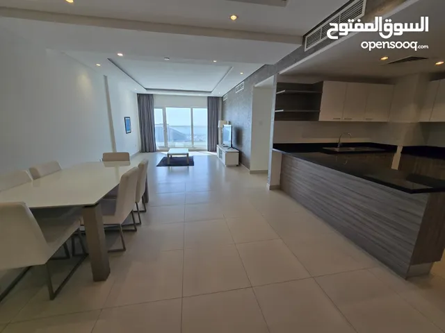 “Luxurious 2BHK Apartment  Stunning Sea View, Balcony, Pool & Gym Laundry Room  – Amwaj Lagoon