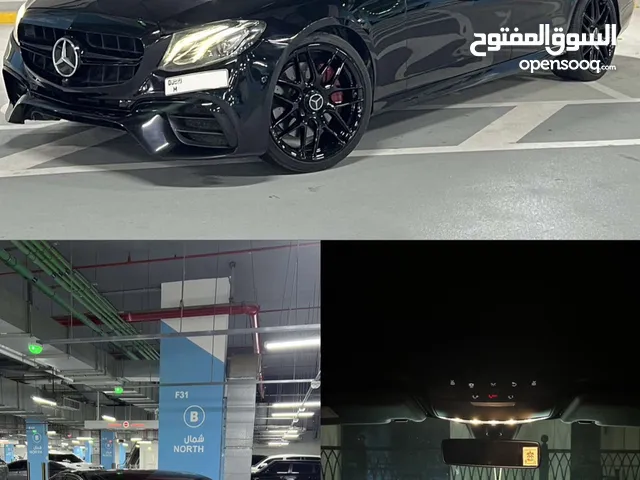 للبيع مرسيدس E300 وارد محول E63 موديل 2018 اول مالك في الدولة