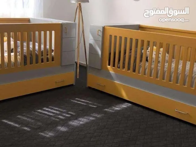 تخت اطفال خشب لاتيه