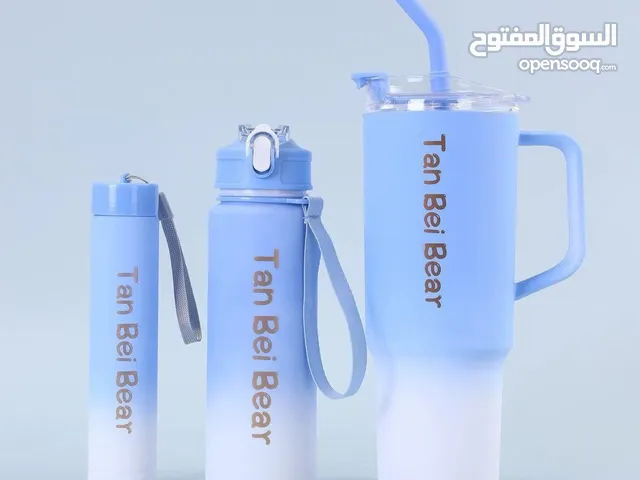 حافظات مياه طقم ثلث قطع بالوان صيفيه زاهيه للنادي والطلعات