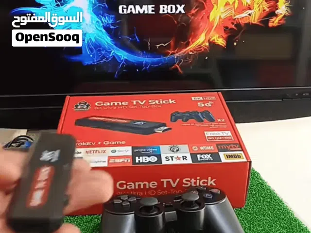 جهاز ألعاب 8K Game TV Stick مع Android TV وتحكم مزدوج