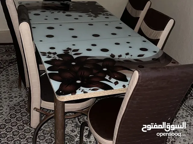 طاوله طعام 6 كراسي