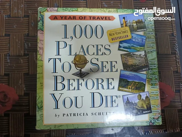 1,000 places to see before you كتاب للسفر و السياحة die (by Patricia باللغة الإنجليزية Schultz)