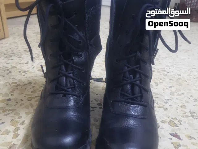 بصطار عسكري ساق طويل صناعه صربيا جلد طبيعي