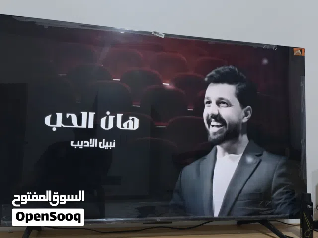 تلفزيون TCL ارقه جهاز حجم الشاشه 55 نضيف استخدام أيام فقط