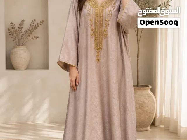 جلابيات نسائي حرير منقوش