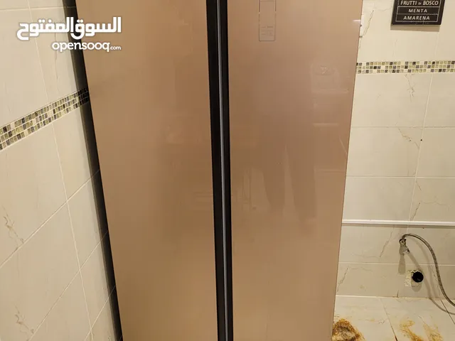 بيعه سريعه ثلاجه سكاي ورث بابين نظيفه وشغاله 100% مع طباح 4 عيون ديكسون