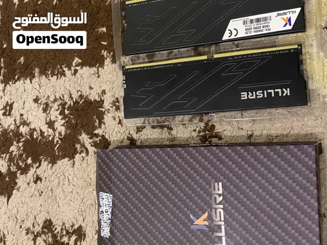 رامات 16 رام  بسرعة 3200MHz مع العلم رامه وحده 16