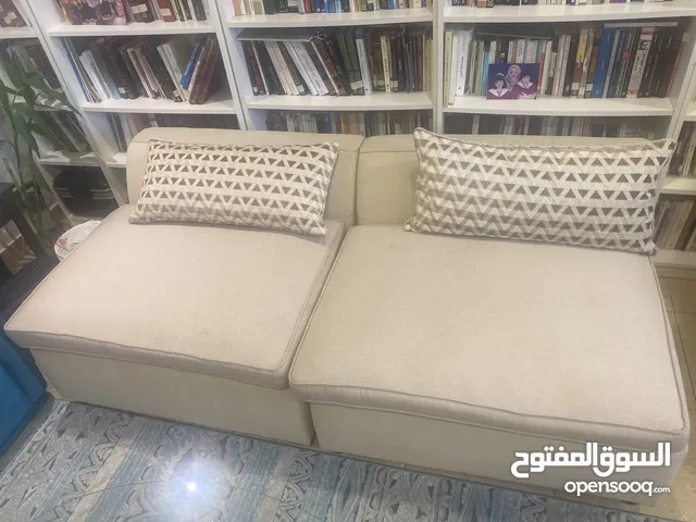 2 Sofas Beige and Blue & Others