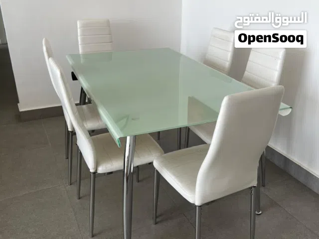Modern 6-Seater Glass Dining Set – Home Centre