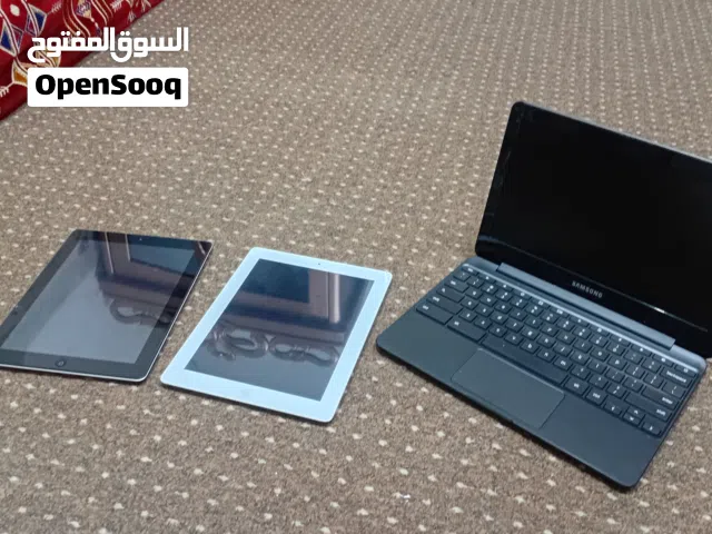 2 ipad for sale + 1 laptop chrombook  for sale good condition