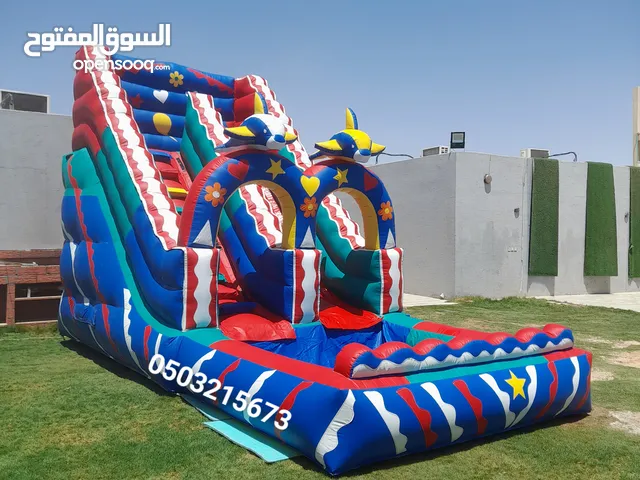 نطيطات نطيطه ملعب صابوني زحليقه للايجار