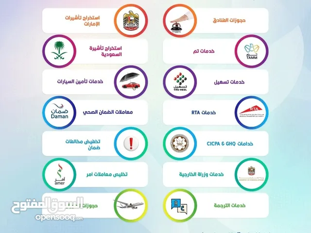 تخليص جميع المعاملات الحكومية