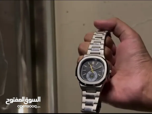 Bestwin Stainless Steel Silver/Blue Patek Style Quartz Watch