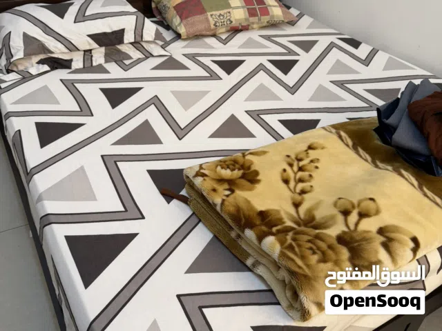 Bed with mattress