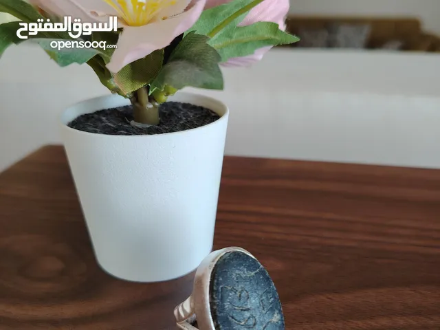 خواتم فضه بأحجار متنوعه والبعض نادر واصليه