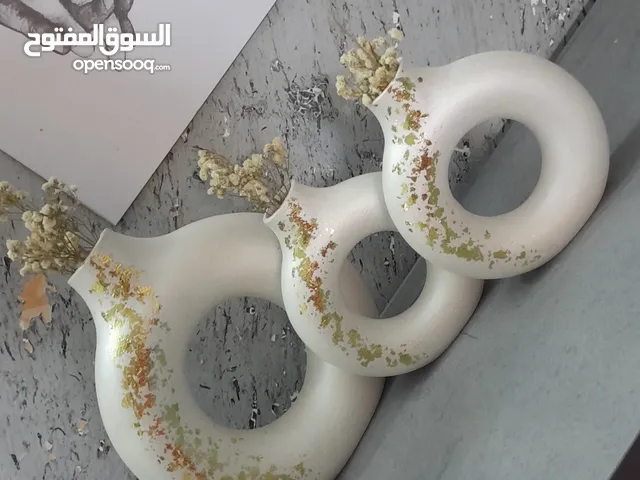 مزهريات 3 قطع حسب طلب والون