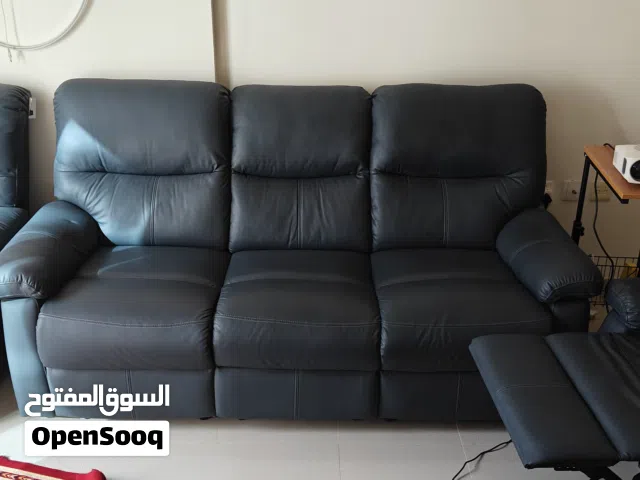 maple leaf 5 sweater recliner leather sofa set.